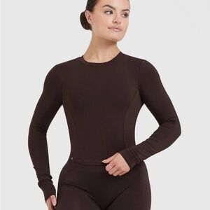 EUC 70% COCOA MELLOW SOFT MID LONG SLEEVE / SMALL